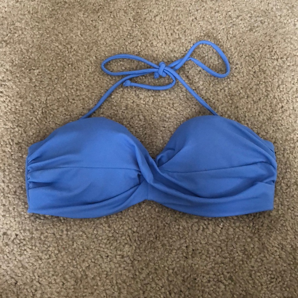 baby blue bikini top